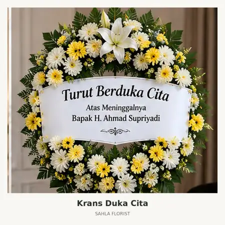 Krans Bunga Duka Grogol
